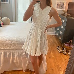 Ulla Johnson White Mini Dress.